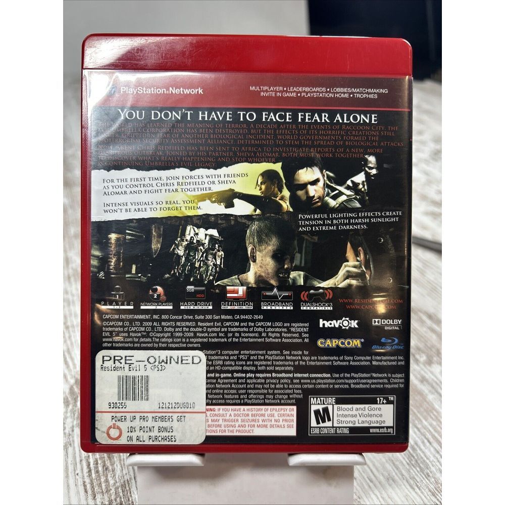 Resident Evil 5 Greatest‎ Hits Edition For PS3 - Picture 2 of 3